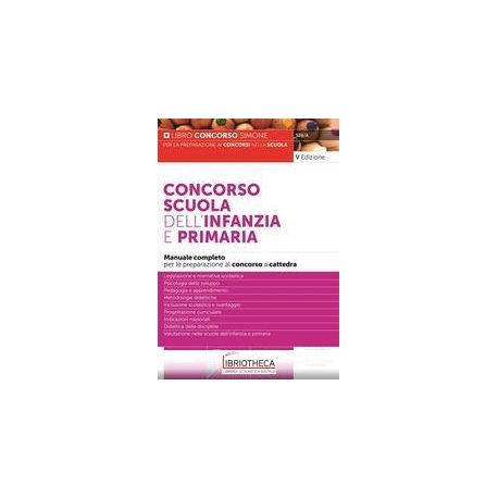 CONCORSO SCUOLA DELL' INFANZIA E PRIMARI