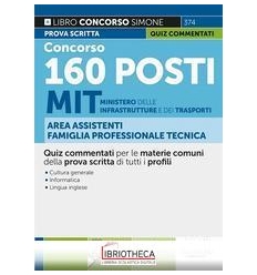 CONCORSO 160 POSTI MIT