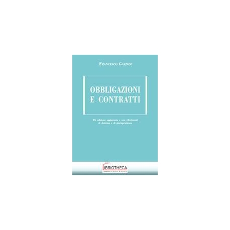 OBBLIGAZIONI E CONTRATTI - XX EDIZIONE