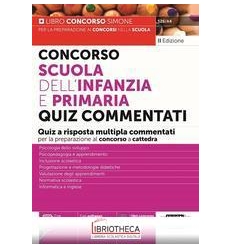 CONCORSO SCUOLA DELL'INFANZIA E PRIMARIA QUIZ COMMEN