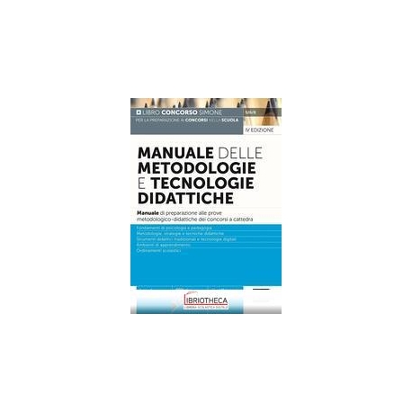MANUALE DELLE METODOLOGIE E TECNOLOGIE DIDATTICHE -