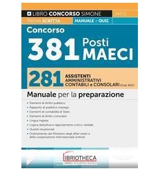 CONCORSO 381 POSTI MAECI