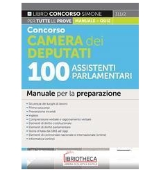 CONCORSO CAMERA DEI DEPUTATI 100 ASSISTENTI PARLAMEN