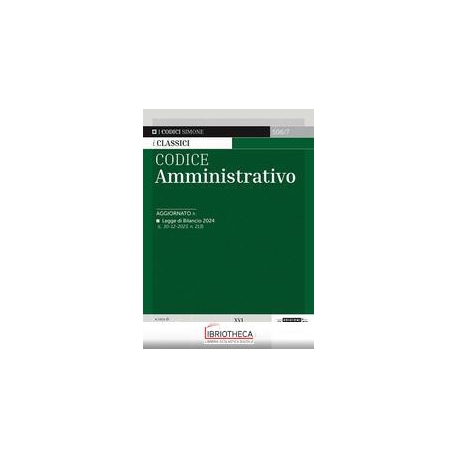 CODICE AMMINISTRATIVO FONDAMENTALE