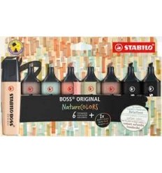 STABILO BOSS ORIGINAL NATURECOLORS 8