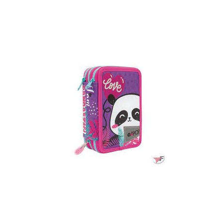 GOPOP ASTUCCIO 3ZIP PANDASTIC
