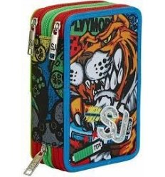 ASTUCCIO 3ZIP SJGANG ANIMALI FANTASY