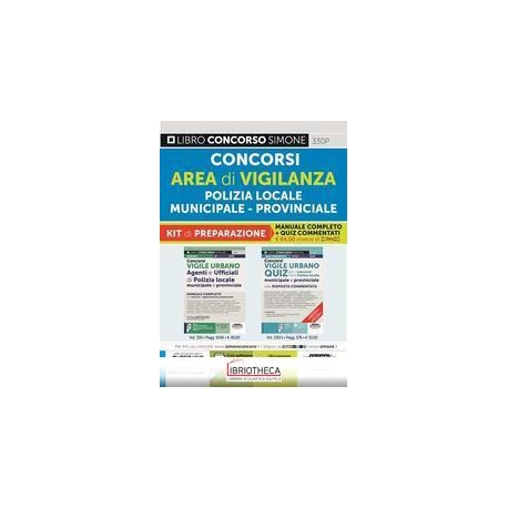 CONCORSI AREA DI VIGILANZA POLIZIA LOCALE - MUNICIPA