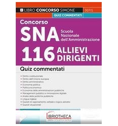CONCORSO SNA SCUOLA NAZIONE DELL'AMMINISTRAZIONE 116