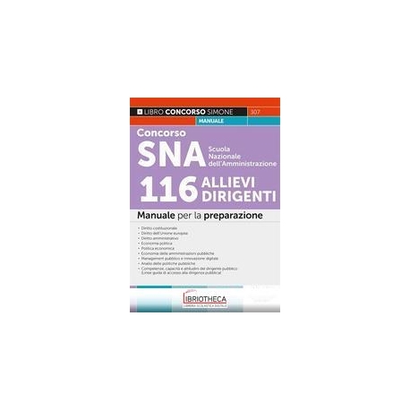 CONCORSO SNA SCUOLA NAZIONALE DELL'AMMINISTRAZIONE 1