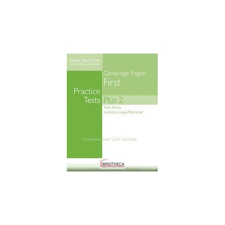 CAMBRIDGE PRACTICE TESTS PLUS FIRST