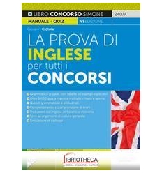 PROVA INGLESE PER TUTTI I CONCORSI