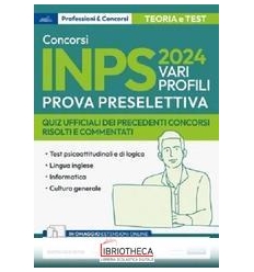 CONCORSI INPS 2024 VARI PROFILI