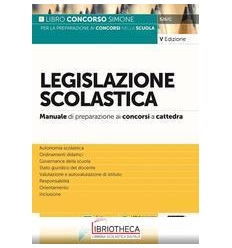 LEGISLAZIONE SCOLASTICA - MANUALE