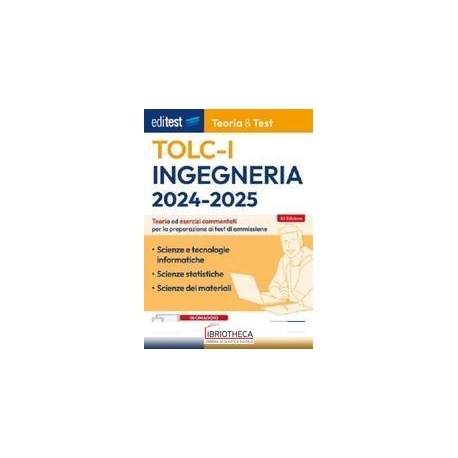 TOLC-I INGENGERIA 2024-2025 TEORIA ESER