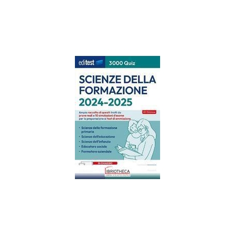 SCIENZE DELLA FORMAZIONE 2024-2025