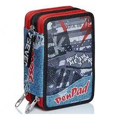 ASTUCCIO 3ZIP SEVEN PEN PAD URBAN ROCK