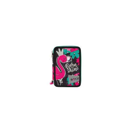 GOPOP ASTUCCIO 3ZIP FLAMINGO