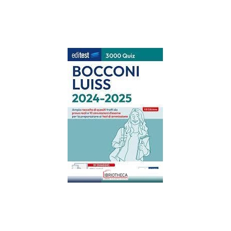 BOCCONI LUISS 2024-2025 3000 QUIZ 13ED