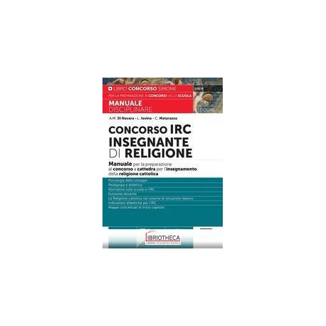 CONCORSO IRC INSEGNANTE DI RELIGIONE - MANUALE PER L