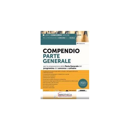 COMPENDIO PARTE GENERALE