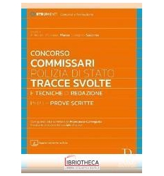 CONCORSO COMMISSARI POLIZIA DI STATO