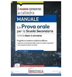 CONCORSO A CATTEDRA PROVA ORALE