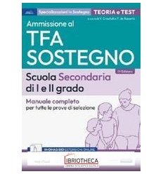 AMMISSIONE TFA SOSTEGNO SCUOLA SECONDARI