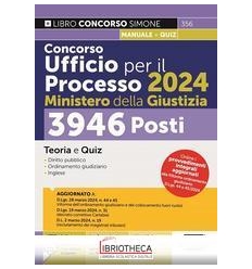 CONCORSO UFFICIO PER IL PROCESSO 2024 MINISTERO DELL