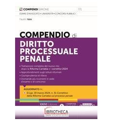 COMPENDIO DI DIRITTO PROCESSUALE PENALE