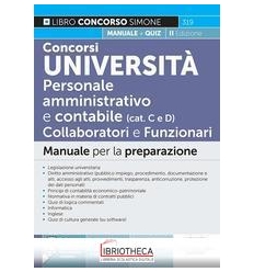 CONCORSI UNIVERSITA' PERS. AMM. CONTA.