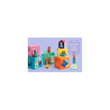 TOPANIHOUSE gioco CUBI IN CARTONE