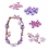 450 PERLE IN LEGNO kit artistico FARFALL