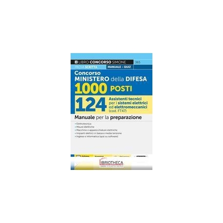 CONCORSO MINISTERO DELLA DIFESA 1000 POSTI - 124 ASS