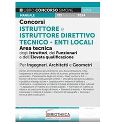 CONCORSI ISTRUTTORE E ISTRUTTORE DIRETTIVO TECNICO -