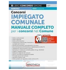 CONCORSI IMPIEGATO COMUNALE - MANUALE COMPLETO PER I