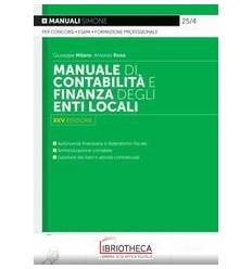 MANUALE DI CONTABILIT? E FINANZA DEGLI ENTI LOCALI
