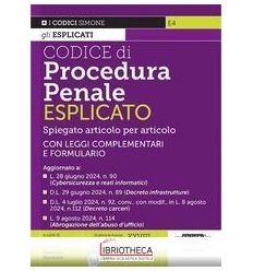 CODICE DI PROCEDURA PENALE ESPLICATO - SPIEGATO ARTI