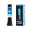 Lampada Base Nera, Liquido Blu e Cera Bi