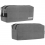 ASTUCCIO 2ZIP COMIX GRIGIO
