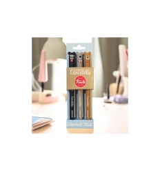 SET 3 PENNE CANCELLOTTE TRUDI