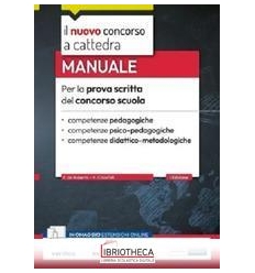 MANUALE PROVA SCRITTA CONCORSO SCUOLA