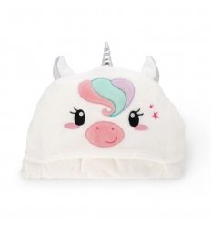 COPERTA CON CAPPUCCIO - UNICORNO