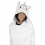 COPERTA CON CAPPUCCIO - UNICORNO