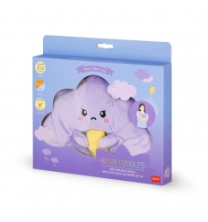 CUSCINO TERMICO SEMI DI LINO - CLOUD