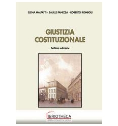 GIUSTIZIA COSTITUZIONALE