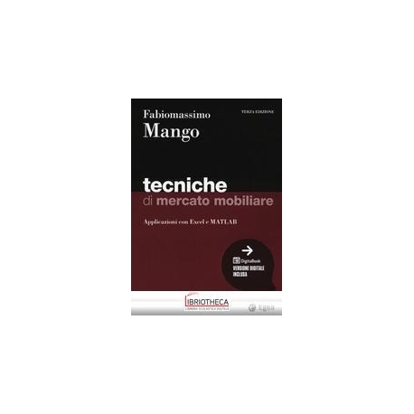 TECNICHE DI MERCATO MOBILIARE 3ED