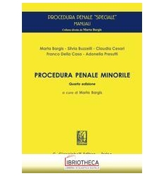 PROCEDURA PENALE MINORILE