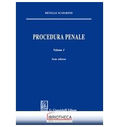 PROCEDURA PENALE VOL. 1