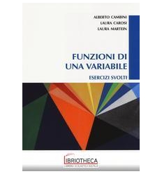 FUNZIONI DI UNA VARIABILE - ESERCIZI SVOLTI